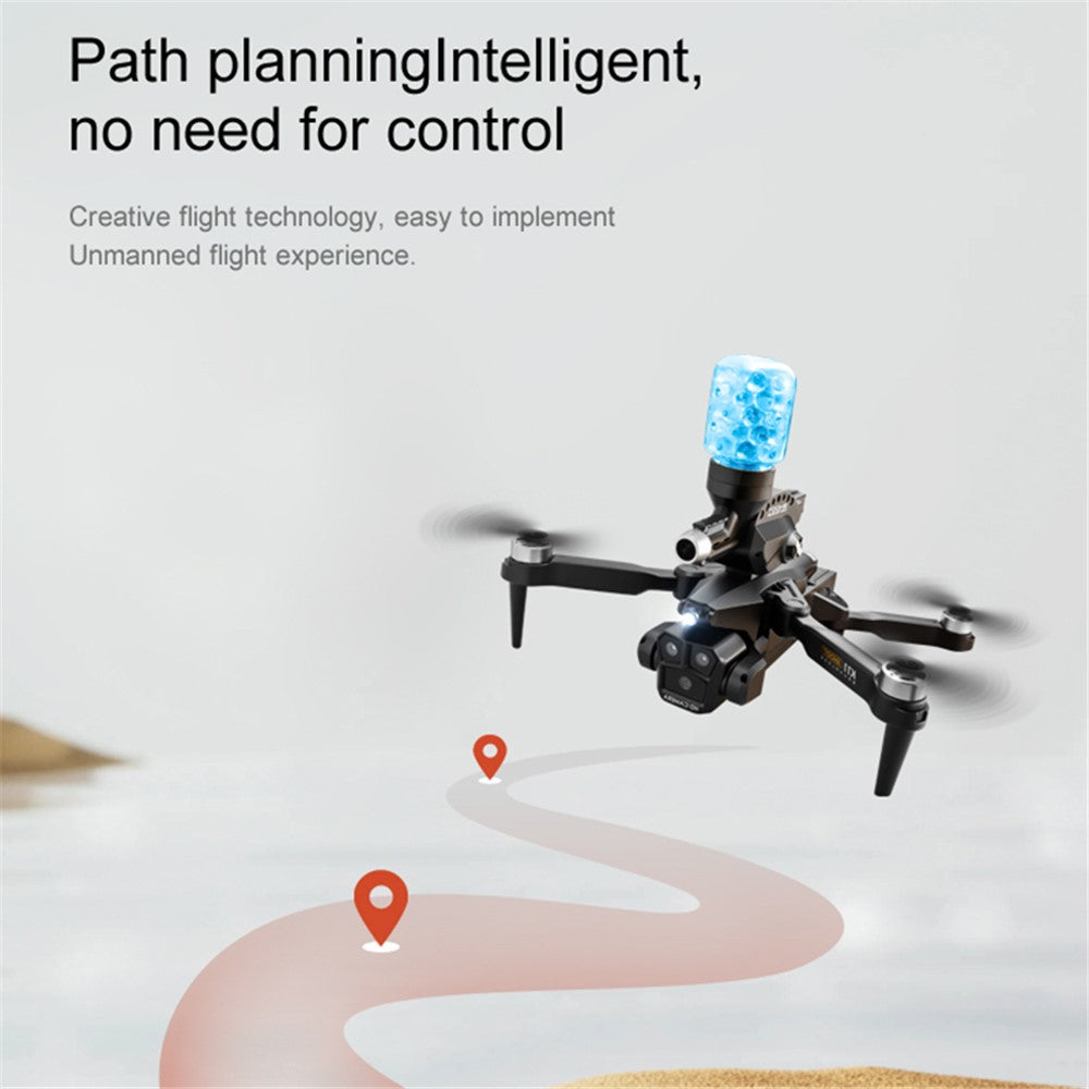 Remote Control Drone with Triple Camera And Water Ball Shooter