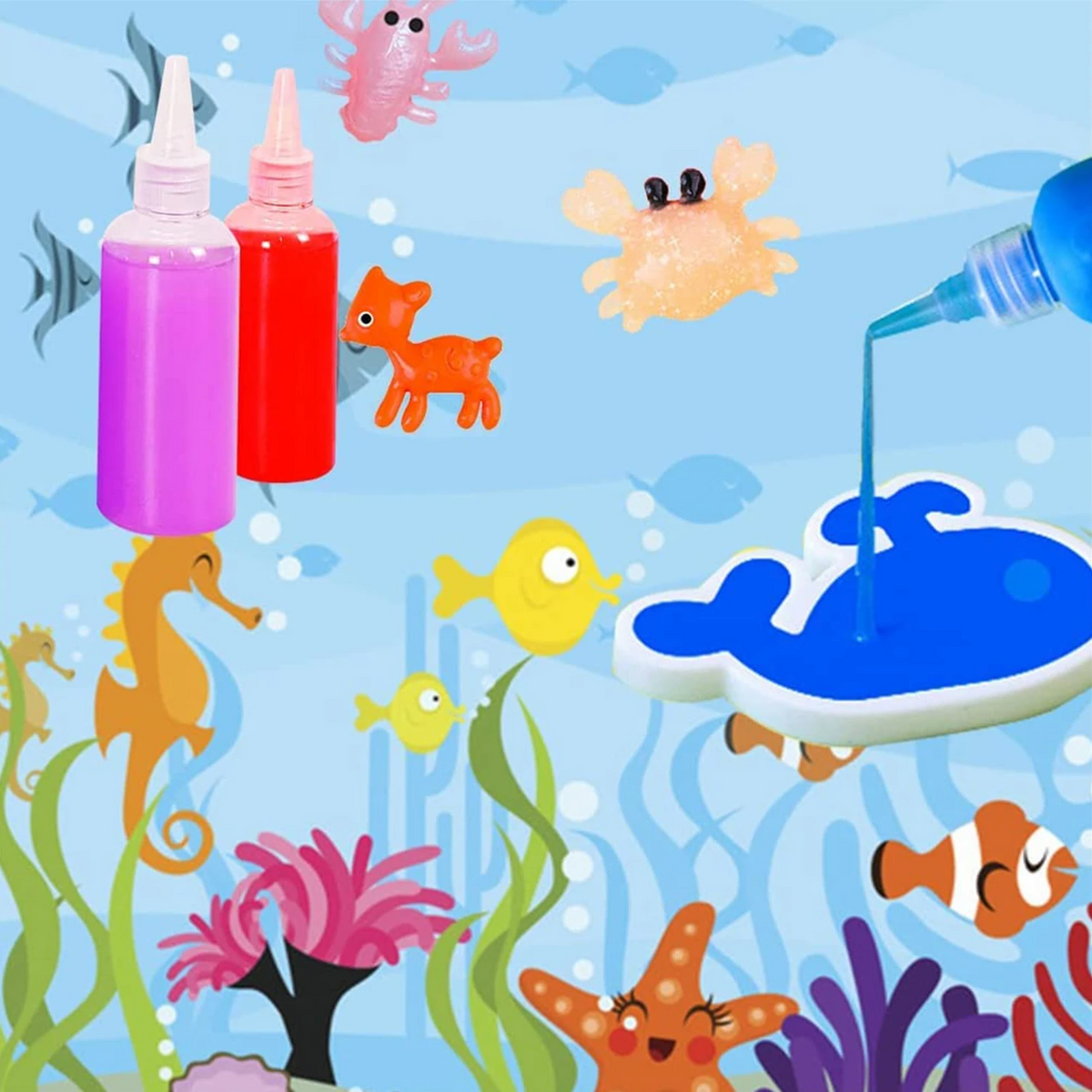DIY Handmade 3D Creative ELF Water Magic Gell 3Pcs
