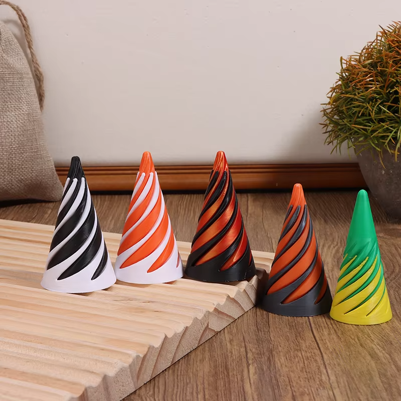 3D Printed Spinning  Magic Cone - 5 Pcs