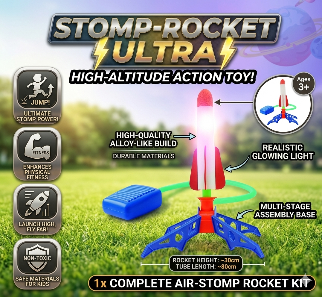 Air Rocket Foot Pump Launcher