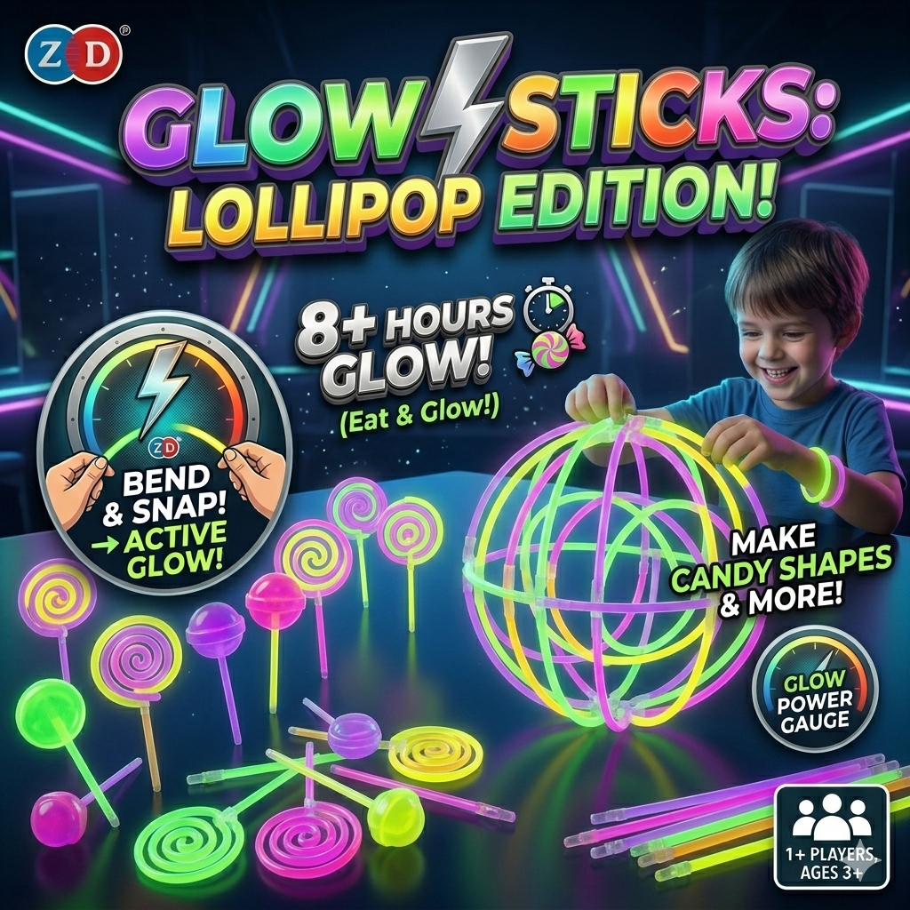 Loli pop glowing stick (100 Pcs)