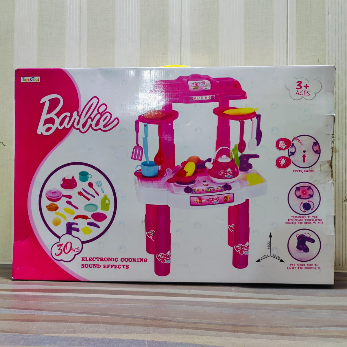30 Pcs Barbie Kitchen Playset