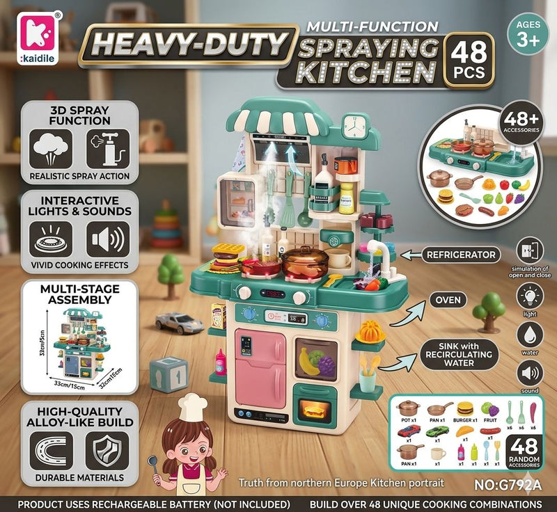 Multi-Function Spraying Kitchen Set 48 Pcs