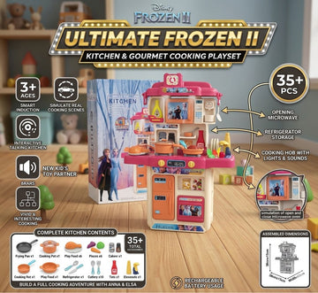 Disney Frozen Theme Smart  Kitchen Set 35 Pcs