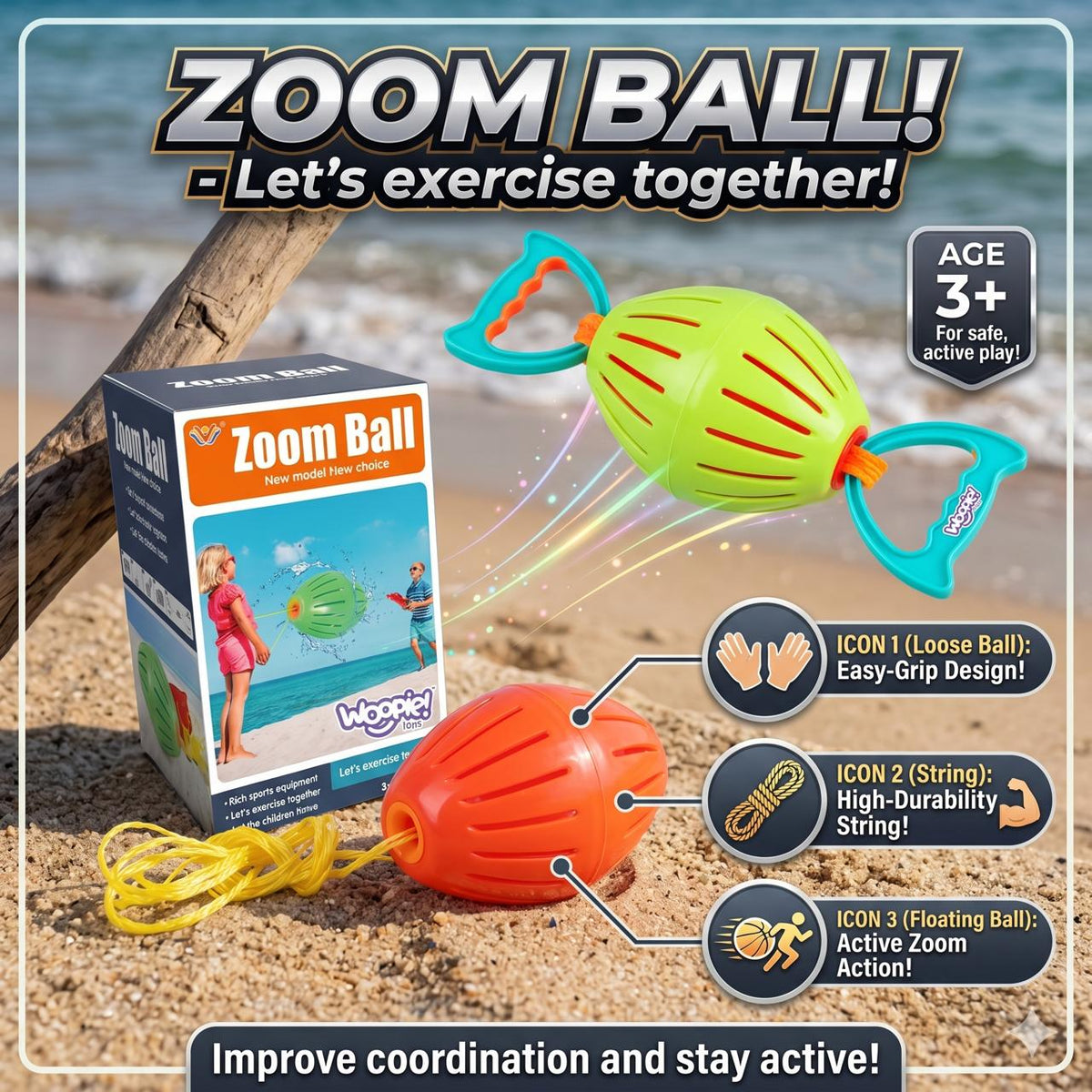 Woopie Water Zoom BALL Game Toy
