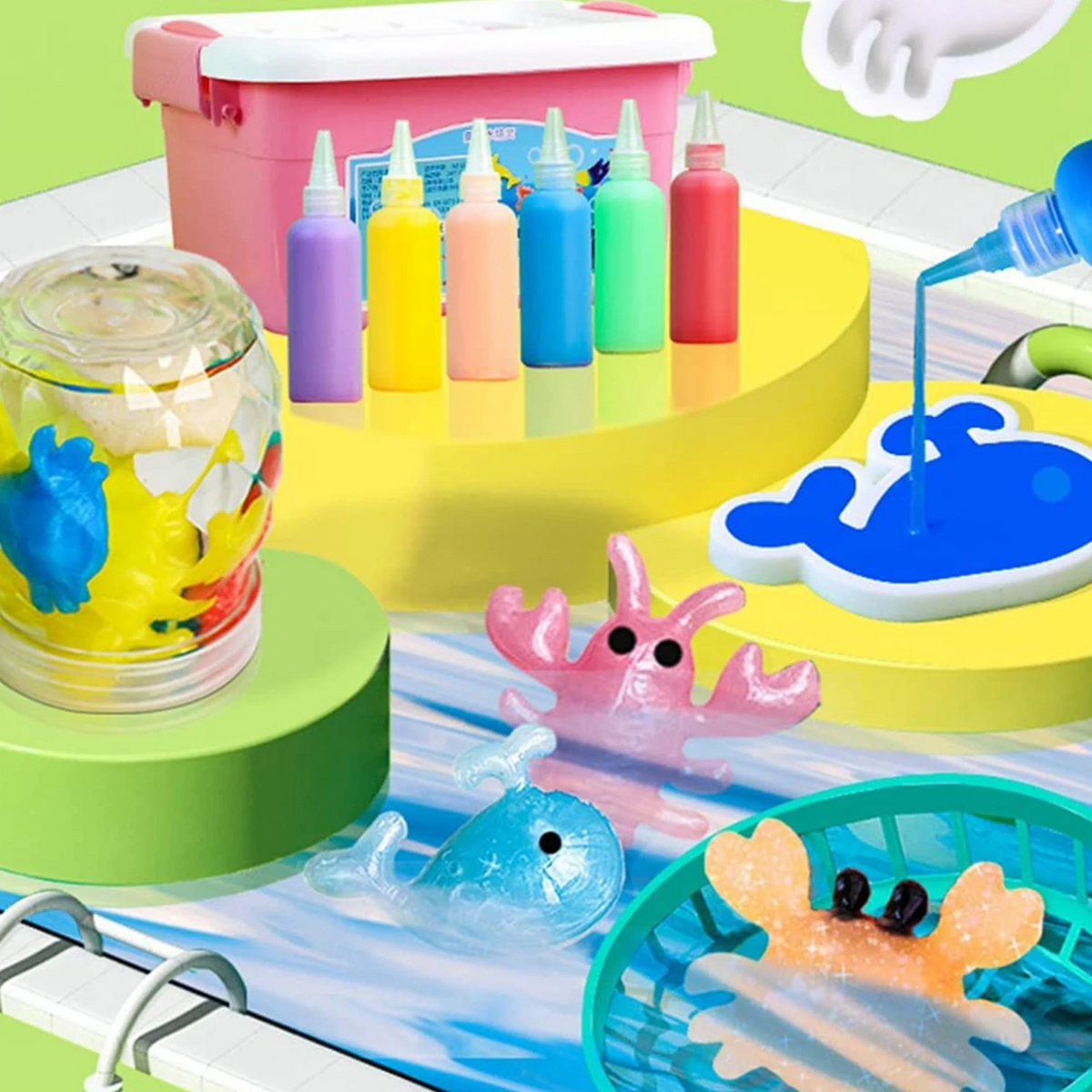 DIY Handmade 3D Creative ELF Water Magic Gell 3Pcs